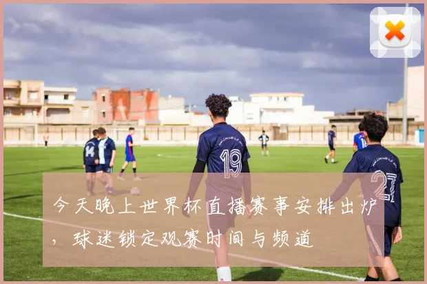 今天晚上世界杯直播赛事安排出炉，球迷锁定观赛时间与频道
